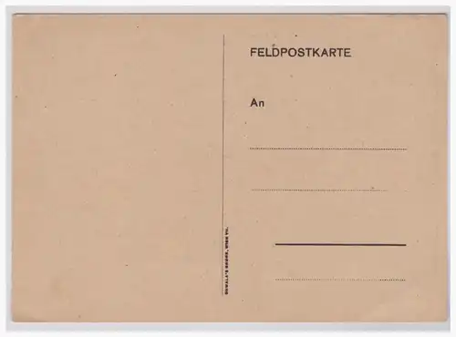 [Propagandapostkarte] DT- Reich (001441) Propagandakarte, 1942, braunfarbene Karte "Hurra die Gams", ungebraucht, Hergestellt Chwala Wien. 