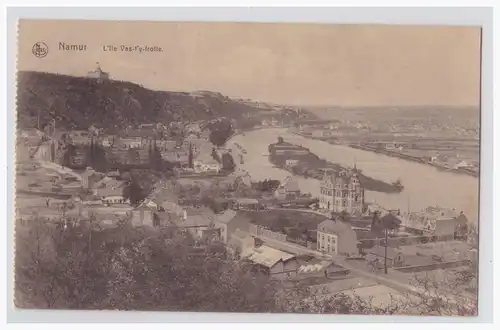 [Propagandapostkarte] Dt.- Reich (001540) Feldpost Ansichtskarte Namur mit Sodaten Briefstempel gelaufen am 28.8.1915 ??. 
