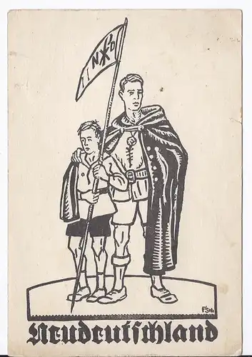 [Propagandapostkarte] Dt- Reich (001568) Propagandakarte Neudeuschland Gau- Baden Karte 1, ungebraucht. 