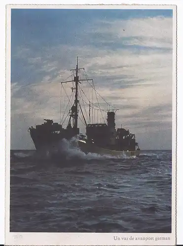 [Propagandapostkarte] DT- Reich (001588) Propagandakarte Deutsche Flotte im Nordmeer, Reichenbach Ungarische Serie, ungebraucht. 