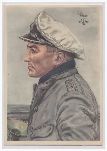 [Propagandapostkarte] Dt.- Reich (001735) Propagandakarte aus der Serie Unsere U-Boot Waffe Günther Priem, Willrich Karte, ungebraucht. 