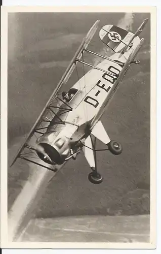 [Ansichtskarte] Dt.- Reich (001926) Propagandakarte Unsere Luftwaffe Bückler Jungmeister, ungebraucht. 