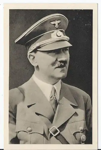 Sudetenland (001949) Propagandakarte "Unser Führer" mit Sonderstempel blanco gestempelt aus dem Sudetenland