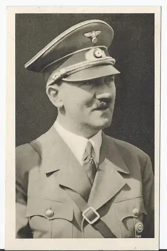 Sudetenland (001950) Propagandakarte "Unser Führer" mit Sonderstempel blanco gestempelt aus dem Sudetenland