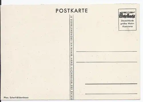 [Ansichtskarte] Dt.- Reich (001952) Propagandakarte "Parade am Tag der Luftwaffe" ausgeschnitten aus der Illustrierten. 