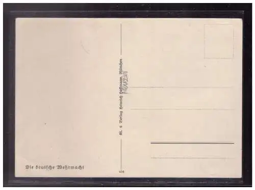 [Propagandapostkarte] Dt- Reich (W00173) Propagandakarte Die Deutsche Wehrmacht, U- Boot, ungebraucht. 
