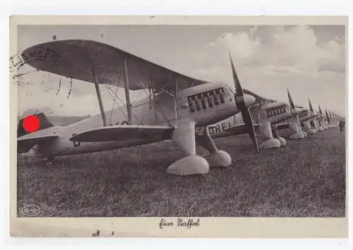 [Propagandapostkarte] DT- Reich (003295) Propagandakarte, Unsere Luftwaffe, gelaufen Prenzlau am 2.7.1940. 