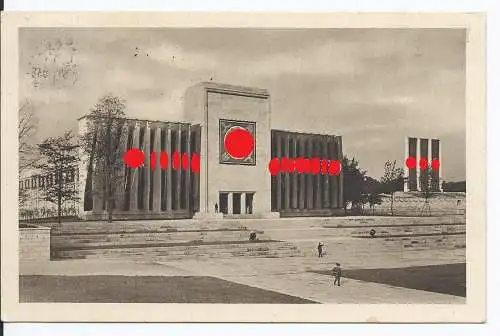 [Propagandapostkarte] Dt- Reich (003518) Propagandakarte "Nürnberg, Die Kongresshalle" gel. mit Propagandastempel am 12.9.1939. 