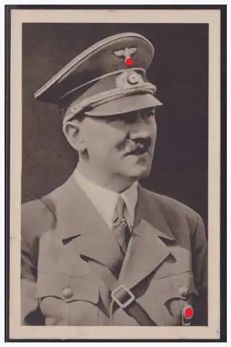 [Propagandapostkarte] Dt-Reich (004005) Propagandakarte Adolf Hitler, gelaufen mit Sonderstempel Gautag am Westwall Kaiserslautern am 1.7.1939. 