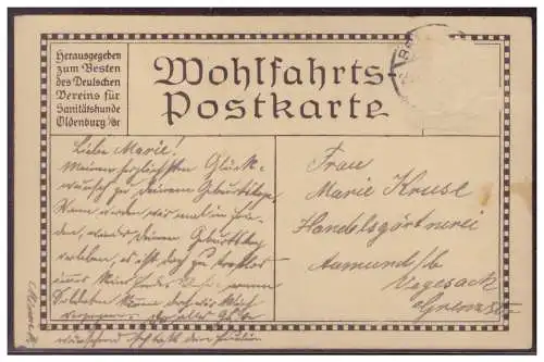 [Propagandapostkarte] Dt.- Reich (006700) Propaganda Postkarte Hindenburg Herausgegeber Kunstverlag Oldenburg/ gelaufen. 