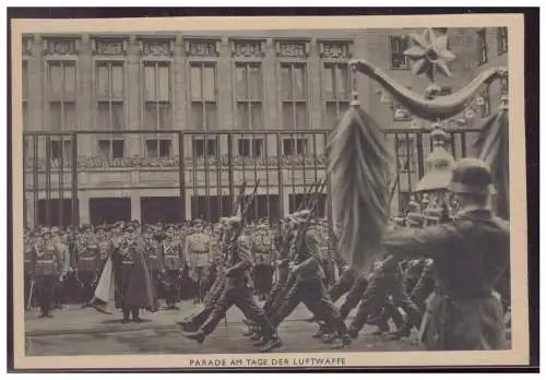 [Propagandapostkarte] Dt.- Reich (006715) Propagandakarte, Parade am Tage der Luftwaffe, entnommen aus der Wehrmacht, ungebraucht. 