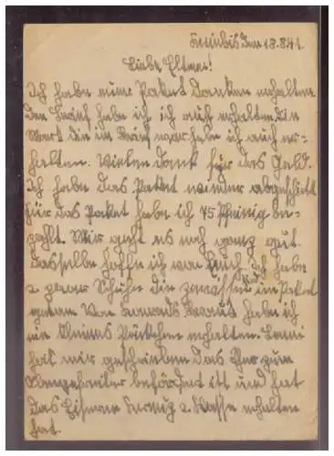 Deutsches Reich  Rundstempel (Datum und/oder Ort klar)