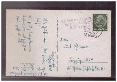 Deutsches Reich  Rundstempel (Datum und/oder Ort klar)