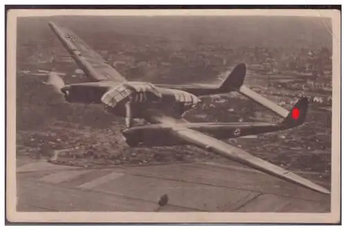 [Propagandapostkarte] Dt-Reich (007399) Propagandakarte, Focke- Wulf Nahaufklärer FW 189 mit 2 Argus - Flugmotoren, ungebraucht. 