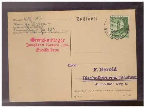 Deutsches Reich  Rundstempel (Datum und/oder Ort klar)