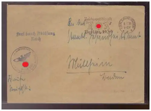Deutsches Reich  Rundstempel (Datum und/oder Ort klar)
