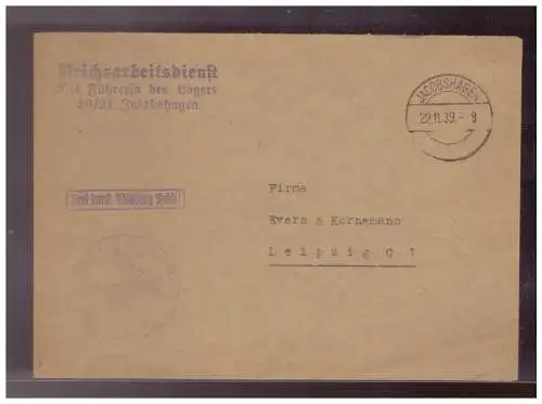 Deutsches Reich  Rundstempel (Datum und/oder Ort klar)