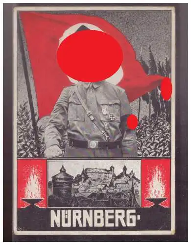 [Propagandapostkarte] Dt- Reich (W00238) Propagandakarte Reichsparteitag Nürberg, gelaufen mit Werbestempel Nürnberg am 8.9.1934. 