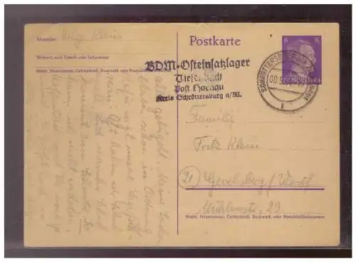 Deutsches Reich  Rundstempel (Datum und/oder Ort klar)