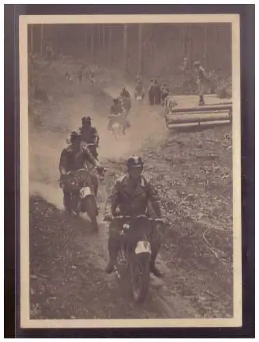 [Propagandapostkarte] Dt- Reich (024491) Propaganda AK Motor- Hitler- Jugend, Geländefahrt beim Reichswettkampf, ungebraucht. 