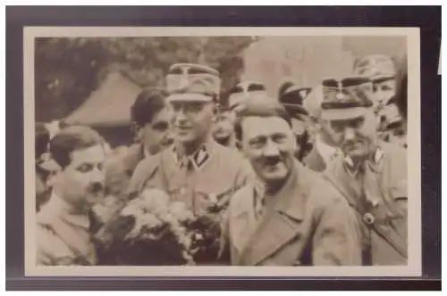 [Propagandapostkarte] Dt- Reich (W00248) Propaganda Der Führer in Braunschweig, Der kampf ist der Vater aller Dinge, ungebraucht. 