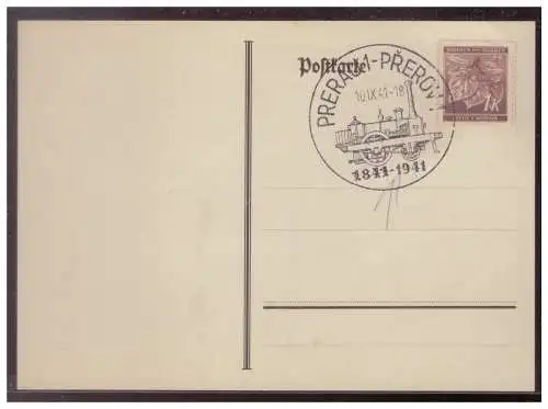 Bes. 2. Wk. Böhmen/M.  Rundstempel (Datum und/oder Ort klar)