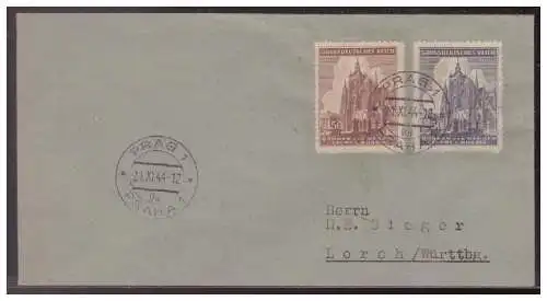 Bes. 2. Wk. Böhmen/M.  Rundstempel (Datum und/oder Ort klar)