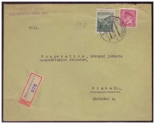 Bes. 2. Wk. Böhmen/M.  Rundstempel (Datum und/oder Ort klar)