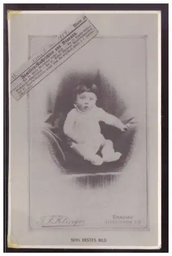 [Propagandapostkarte] Dt-Reich (007977) Propagandakarte, Nachkriegsproduktion, Hitler als Baby, Rückseitig keine AK Einteilung. 
