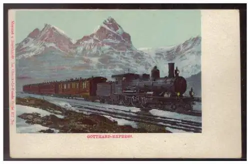 [Ansichtskarte] Schweiz (007992) AK Gotthard- Express, ungebraucht. 