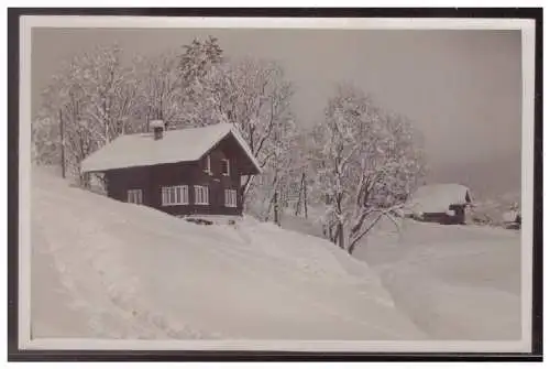 [Ansichtskarte] Schweiz (007993) AK Haus in den Bergen, Braunwald, gelaufen am 1.3.1946. 