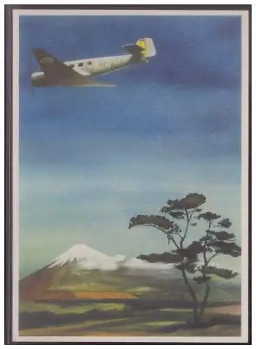 [Propagandapostkarte] Dt- Reich (008031) Propagandakarte Junkers Flugzeuge Pioniere des Weltluftverkehrs, Ein Kurier- Flugzeug aus Mandschuko. 