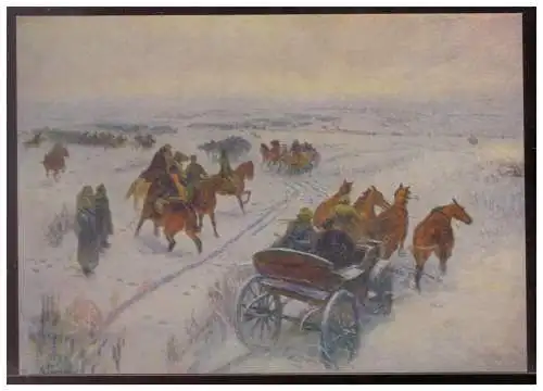 [Propagandapostkarte] UDSSR (008073) AK 1954 Schlacht bei Egorlykskoy, nach Gemälden des Malers Grekow ungbraucht. 