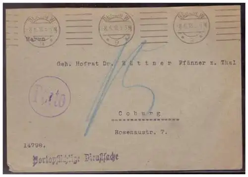 Deutsches Reich  Rundstempel (Datum und/oder Ort klar)