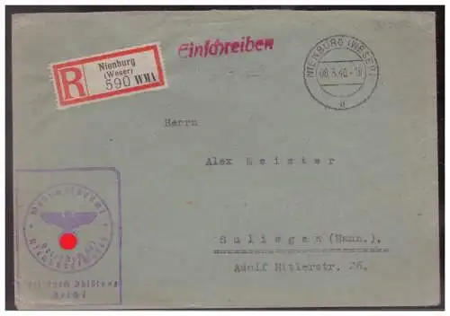 Deutsches Reich  Rundstempel (Datum und/oder Ort klar)