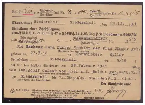 Deutsches Reich  Rundstempel (Datum und/oder Ort klar)