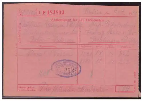 Deutsches Reich  Rundstempel (Datum und/oder Ort klar)