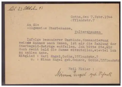 Deutsches Reich  Rundstempel (Datum und/oder Ort klar)