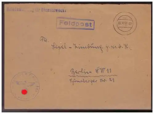 Deutsches Reich  Rundstempel (Datum und/oder Ort klar)