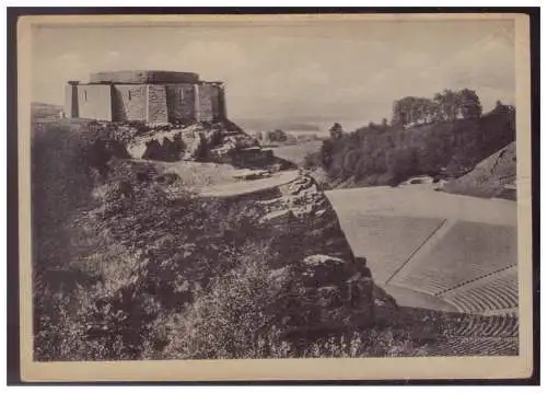 [Propagandapostkarte] Dt- Reich (008471) AK Propaganda, Laboe, Kieler Förde, Marine Ehrenmal, gelaufen Kiel am 16.8.1938. 