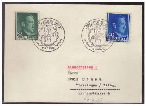 Generalgouvernement  Rundstempel (Datum und/oder Ort klar)