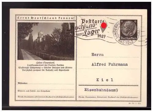 Deutsches Reich  Rundstempel (Datum und/oder Ort klar)