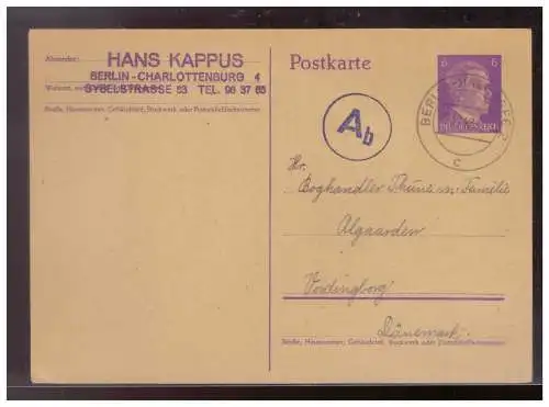 Deutsches Reich  Rundstempel (Datum und/oder Ort klar)