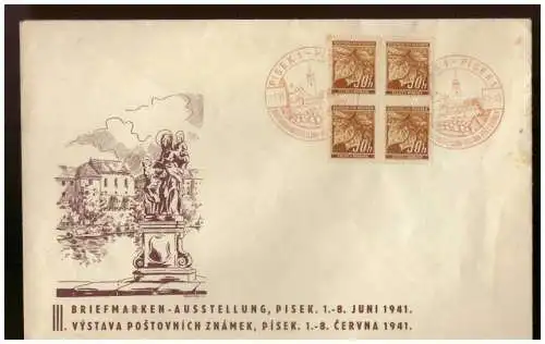 Bes. 2. Wk. Böhmen/M.  Rundstempel (Datum und/oder Ort klar)