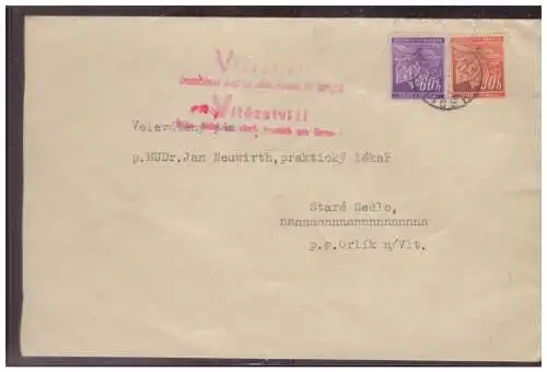 Bes. 2. Wk. Böhmen/M.  Rundstempel (Datum und/oder Ort klar)