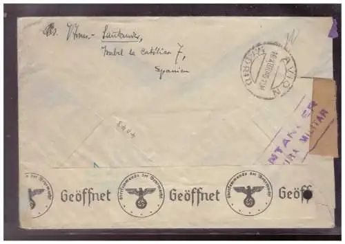 Spanien  Rundstempel (Datum und/oder Ort klar)