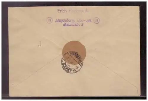 All. Bes. Sowj. Zone  Rundstempel (Datum und/oder Ort klar)