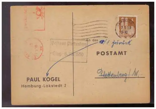 All. Bes. Bizone  Rundstempel (Datum und/oder Ort klar)