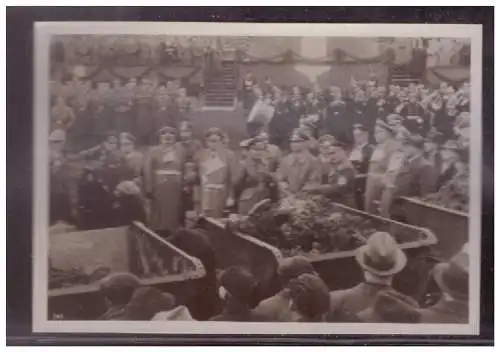 [Propagandapostkarte] DT- Reich (009456) Propaganda Fotokarte ohne Ak Einteilung, Einweihung Adolf- Hitler- Kanal in Schlesien 1939. 