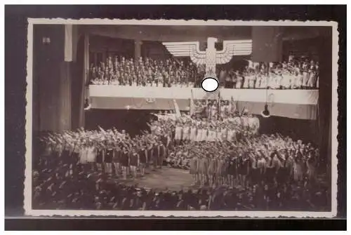 [Propagandapostkarte] DT- Reich (009464) Propagandakarte, Augsburg Turneraufführung des TVA, ungebraucht Rückseite beschriftet. 